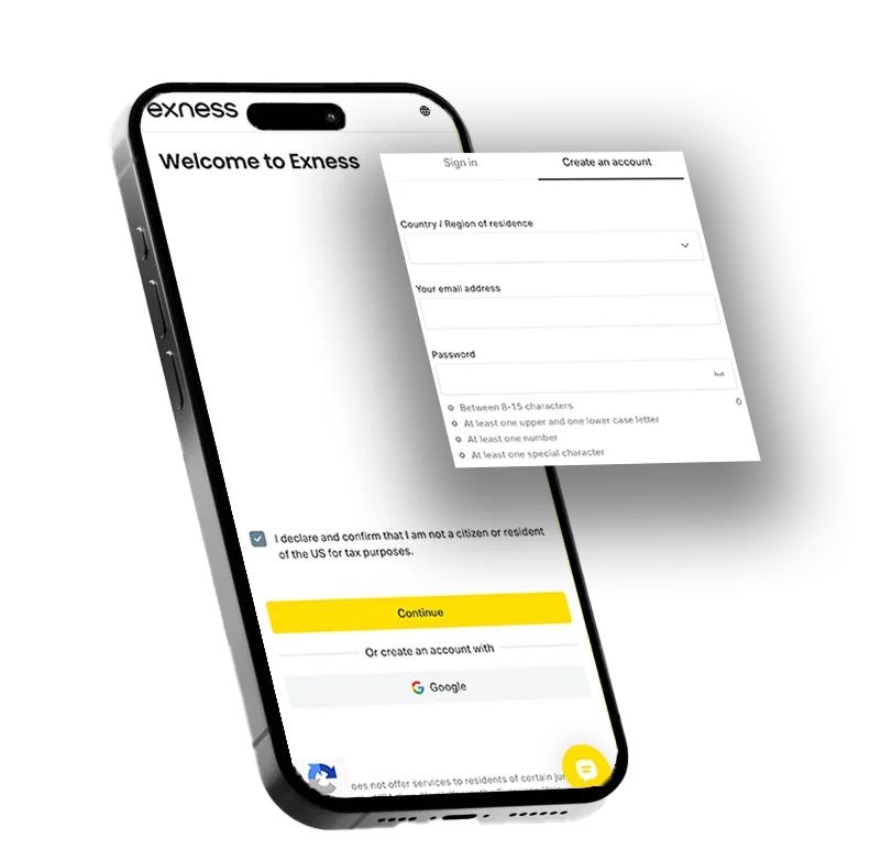 開始在 Exness 交易。